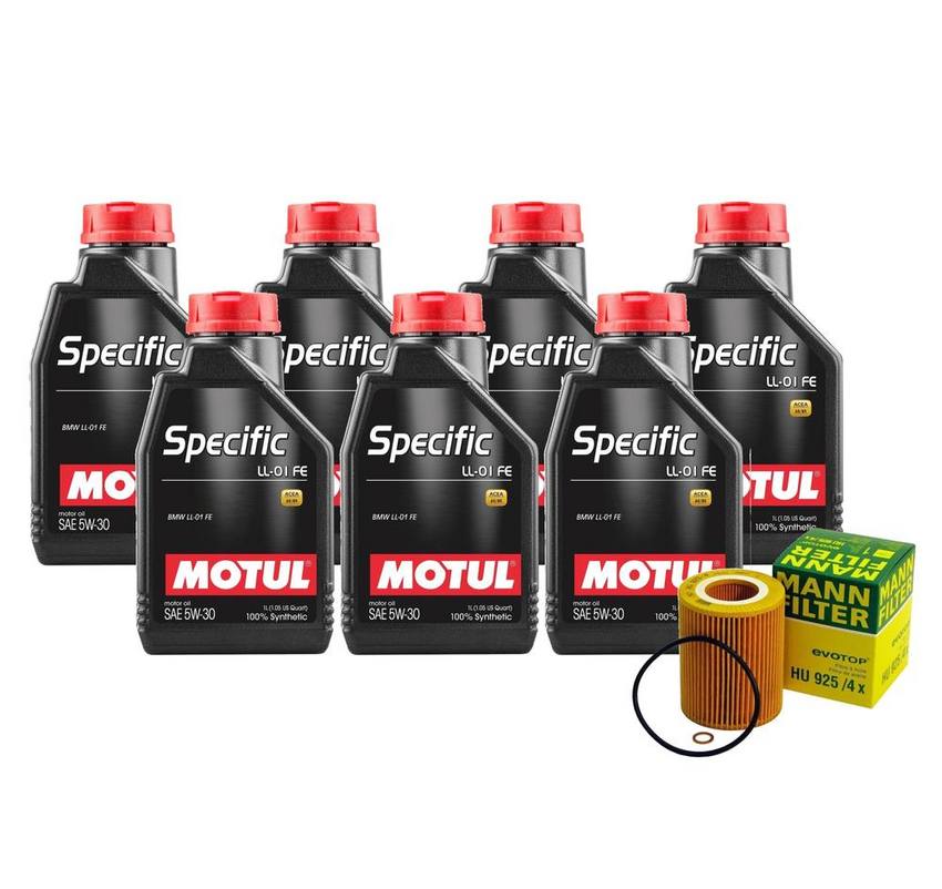 BMW Engine Oil Change Kit - Motul 11427512300 (5W-30) (SPECIFIC LL-01 FE)